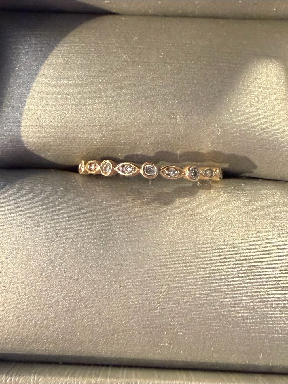 Gold Diamond Women’s Wedding Band- never used